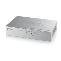 Коммутатор неуправляемый  5 портов. 1000 Мбит/с.  металлический корпус Zyxel GS-105BV3-EU0101F