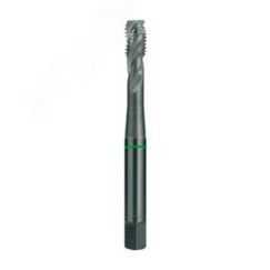 Метчик М 6,0х1,0 (Машинный, спиральный) DIN371 HSSEPM-TiALN 6h C/2-3P R15 80мм a=4,9 Ruko 234060VA