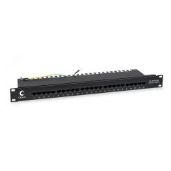 Патч-панель IDC 19' (1U), 25 портов RJ-45, Dual IDC (телефонная раскладка) Cabeus PL-25-TEL-Dual