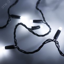 Гирлянда светодиодная декоративная ARD-STRING-CLASSIC-10000-BLACK-100LED-FLASH WHITE (230V, 7W) (ARDCL, IP65) Arlight 025797