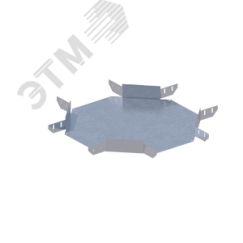 Лоток монтажный угловой крестообразный горизонтальный ЛУКГ.300.150.753.1,2.1 СОЭМИ Н0121390735