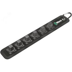 Пояс матерчатый Belt C 0/6 на 6 торцевых головок DR 1/2 пустой комплектация: 1x Belt C (матерчатый) на 6 инструментов неукомплектованный 45 x 275 мм 1 WERA WE-003892