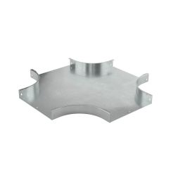 Ответвитель DPX Х-образный горизонтальный 50х35, в комплекте с крепежными элементами и соединительными пластинами, необходимыми для монтажа