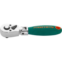 Рукоятка трещоточная укороченная с шарниром 3/8''DR, 36 зубцов, 155 мм Jonnesway R4203
