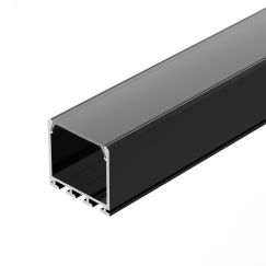 Профиль PLS-LOCK-H25-3000 ANOD Black (Алюминий) Arlight 044847