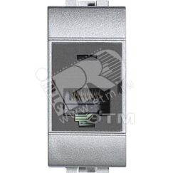 Розетка компьютерная light tech RJ45 UTP категория 5E 110 BTicino NT4262C5E
