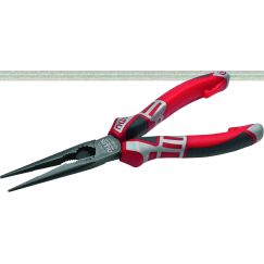 Длинногубцы прямые 205 мм, покрытие TitanFinish, рукоятки SoftGripp 3K NWS 140-69-205