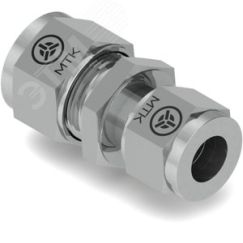 Муфта прямая понижающая Ф4010, 12 мм, 8 мм, AISI 316L Метакам Ф4010-12М8МВ