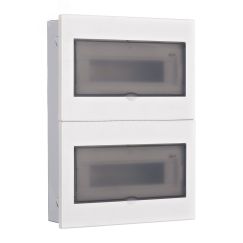 Корпус встраиваемый прозрачная дверь 2 ряда 26 мод. IP41 ЩРВ-М SE (Dekraft) 31076DEK