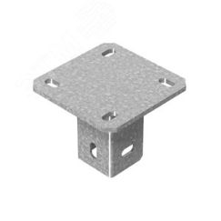 Потолочное крепление одинарное для высоких нагрузок 50х70 мм, толщ. 4,0 мм, гор. цинк OSTEC 354933