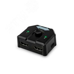 Переключатель HDMI v2.0 на 2 HDMI, двухканальный Greenconnect GL-vTC03T