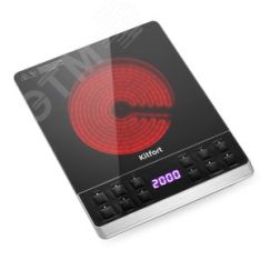 Плита инфракрасная KT-139, мощность 2000 Вт, цвет черный KITFORT КТ-139