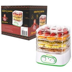Электросушилка МА-018 на 245 Вт для продуктов, 5 поддонов 23.5 х 21.5 см Матрена 005655
