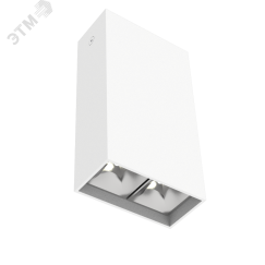 Светильник светодиодный ДПО-8Вт 4000К DL-Box Reflect Multi 55 град. белый Вартон V1-R0-00251-20L55-2000840