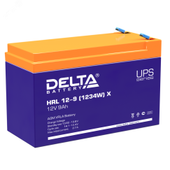 Аккумулятор HRL X 12В 9Ач 1234W Delta HRL 12-9 Х (1234W)