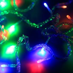 Гирлянда светодиодная декоративная ARD-STRING-HOME-5000-CLEAR-50LED-LIVE RGB (230V, 3.5W) (ARDCL, IP20) Arlight 025763