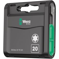 Набор бит 867/1 Z Bit-Box 20 TORX TX 20 вязкая твёрдость хвостовик шестигранный 1/4 C 6.3 TX 20 x 25 мм 20 шт WERA WE-057770