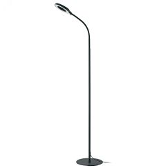 Торшер ULM-T610 7W/4500K/DIM BLACK напольный светодиодный 7W с регулировкой наклона Сенсорный выключатель Диммер Черный ТМ Uniel UL-00010177