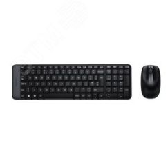 Комплект клавиатура + мышь беспроводной MK220, 104 клавиши, 1000 dpi, черный Logitech 920-003169