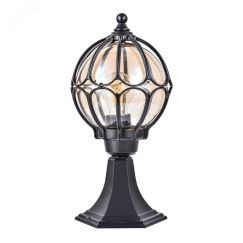 Светильник НТУ-60w на постамент Е27 IP44 черный FERON PL3704 06341