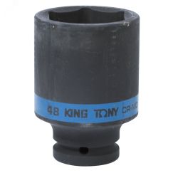 Головка торцевая ударная глубокая шестигранная 3/4', 48 мм King Tony 643548M