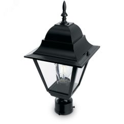 Светильник НТУ-100w на трубу Е27 IP44 черный FERON 4203 чер.