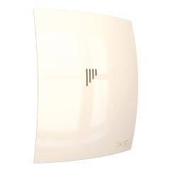 Вентилятор осевой вытяжной с обратным клапаном D125 декоративный DiCiTi BREEZE 5C Ivory