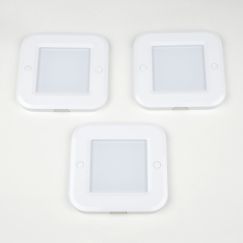 ULM-F41-6W/4200K/DIM SENSOR IP20 WHITE Светильник светодиодный накладной, ультратонкий с бесконтактным выключателем, диммер. Квадратный. 85х85х6,5мм.  Uniel ULMF416W4200DIMSENSORIP20WHITE