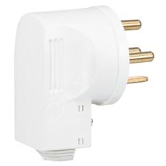 Вилка силовая 3Р+N+Т 20А боковой ввод слоновая кость LEGRAND 055157