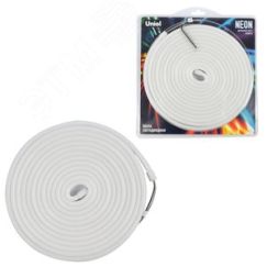Светодиодная гибкая герметичная лента. NEON ULS-N03-2835-100LED/m-8мм-IP67-DC12V-11W/m-5м-6500K катушка 5м в блистере дневной 6500K Uniel UL-00009095