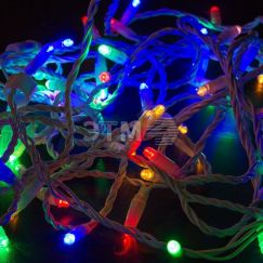 Гирлянда Нить 10 м, постоянное свечение, белый ПВХ, 230В, мультиколор Neon-Night 305-169