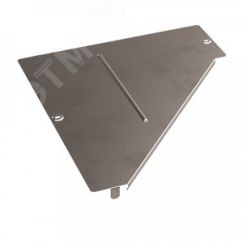 Крышка переходника левого Стандарт INOX (AISI 409) 500х150 Промрукав PR16.5651