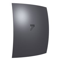 Вентилятор осевой вытяжной с обратным клапаном D100 декоративный DiCiTi BREEZE 4C Dark Gray metal