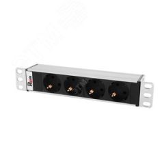 Блок розеток Rem-10 без шнура 4 Sсhuko вход IEC 60320 C14 10A 10' REM R-10-4S-220-Z