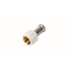 Муфта ВР, ПВДФ пресс (белая), 32x5/4 Henco 18PKW-3207