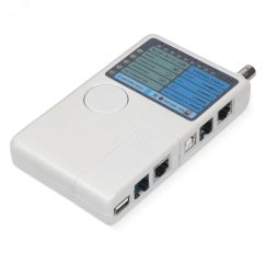 Тестер 4 в 1  для витой пары, коаксиала, телефона, USB Cabeus HT-588CT
