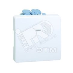 Выключатель проходной с 3-х мест с подсветкой, 10А 250В, S27, сл.кость Simon 27254-62