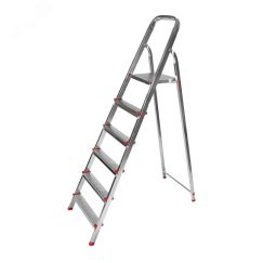 Стремянка металлическая 6 ступенек усиленный REXANT 12-5056