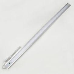 Светильник линейный светодиодный ультркий, с бесконтактным выключателем. 600Х30х8мм. 440Лм. Серебристый Uniel ULIF409W4200KSENSORIP20SILVER