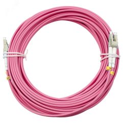 Шнур оптический duplex 20м LC-LC 50/125 мм OM4 LSZH Cabeus FOP-50-OM4-LC-LC-20m