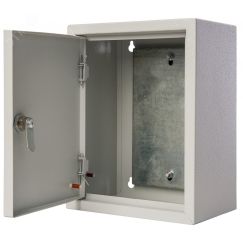 Корпус металлический навесной с монтажной панелью ЩМП-00 IP31 270х210х140 SE (Dekraft) 30540DEK