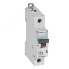 Выключатель автоматический однополюсный 50А B DX3 10kА/16kА LEGRAND 408877