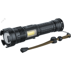 Фонарь светодиодный NPT-P06-ACCU алюминиевый профессиональный 1P70 LED 20Вт+1COB LED 2Вт li-ion 2Ач Navigator Group 93875
