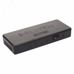 Делитель гнездо HDMI на 4 гнезда HDMI, пластик,, REXANT 17-6952