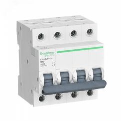 Выключатель автоматический четырехполюсный 10А B 4.5kA 400В City9 Set SE (Systeme) C9F14410