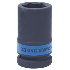 Головка торцевая ударная глубокая шестигранная 1', 33 мм King Tony 843533M