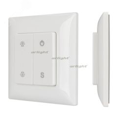 Панель SMART-P46-DIM-P-SUF (3V, 1 зона, Knob, 2.4G) (ARL, Пластик) Arlight 028300