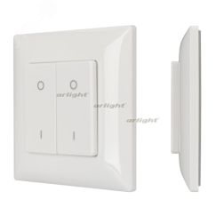 Панель SMART-P47-DIM-P-SUF (3V, 2 зоны, Knob, 2.4G) (ARL, Пластик) Arlight 028301