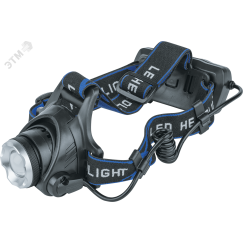 Фонарь светодиодный NPT-H15-ACCU 5Вт CREE XP-E LED аккумуляторный налобный пластик Navigator Group 61438