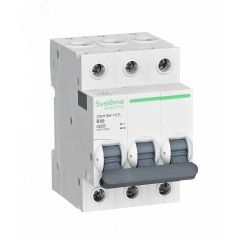 Выключатель автоматический трехполюсный 50А B 4.5kA 400В City9 Set SE (Systeme) C9F14350